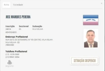 Advogado do Espírito Santo tem OAB suspensa por captação irregular no Caso Mariana