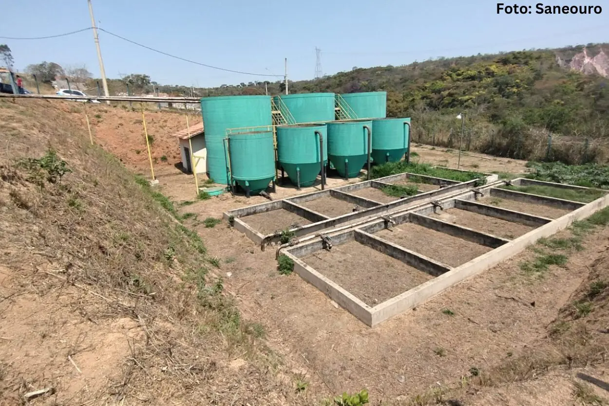 Ouro Preto inicia reativação de estação de tratamento de esgoto em Cachoeira do Campo