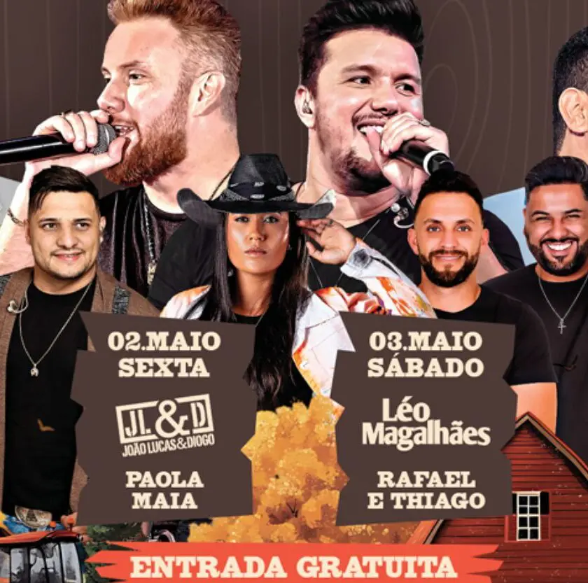 ExpoOuro divulga todas as atrações; confira a programação do maior ‘arrasta pé’ de Ouro Preto