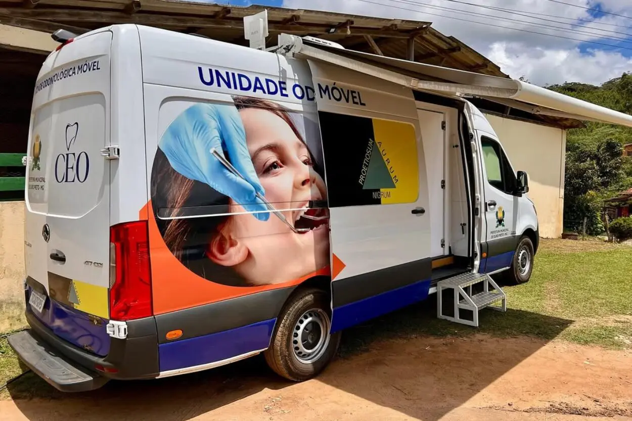 'Odontomóvel' leva atendimento odontológico a comunidades de Ouro Preto
