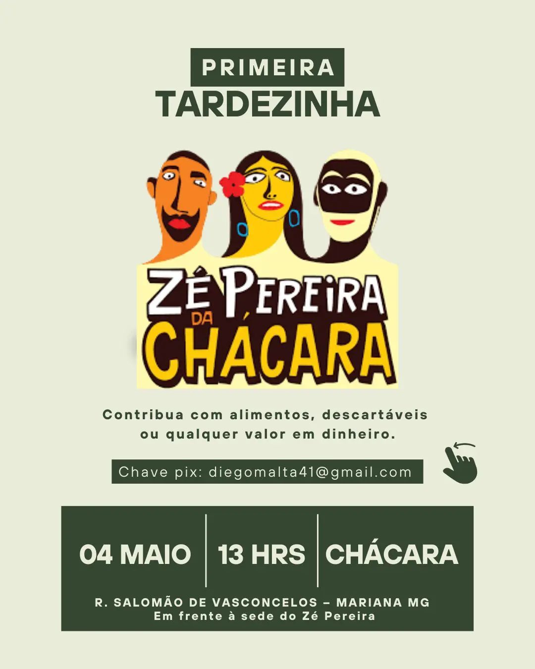 Tardezinha do Zé Pereira da Chácara agita Mariana; saiba como ajudar