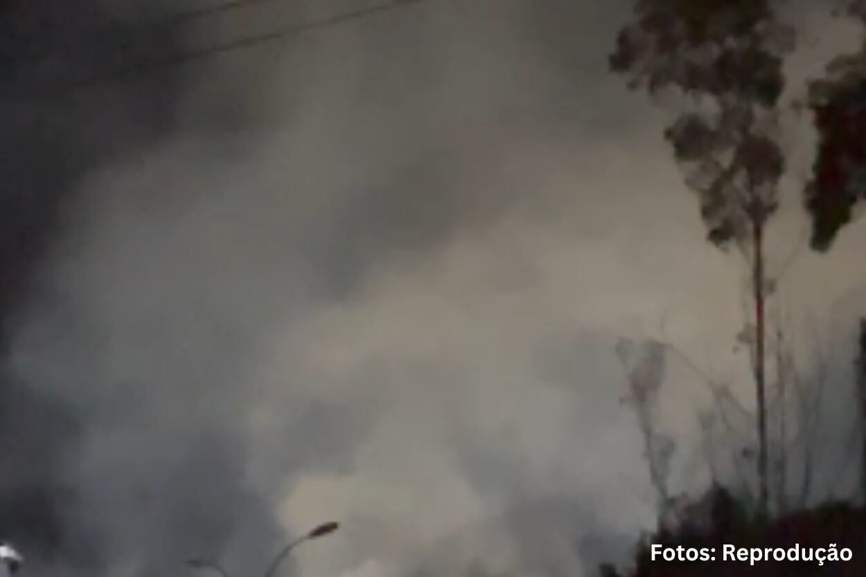 Moradores de Ouro Preto registram emissão de fumaça pela ACTECH