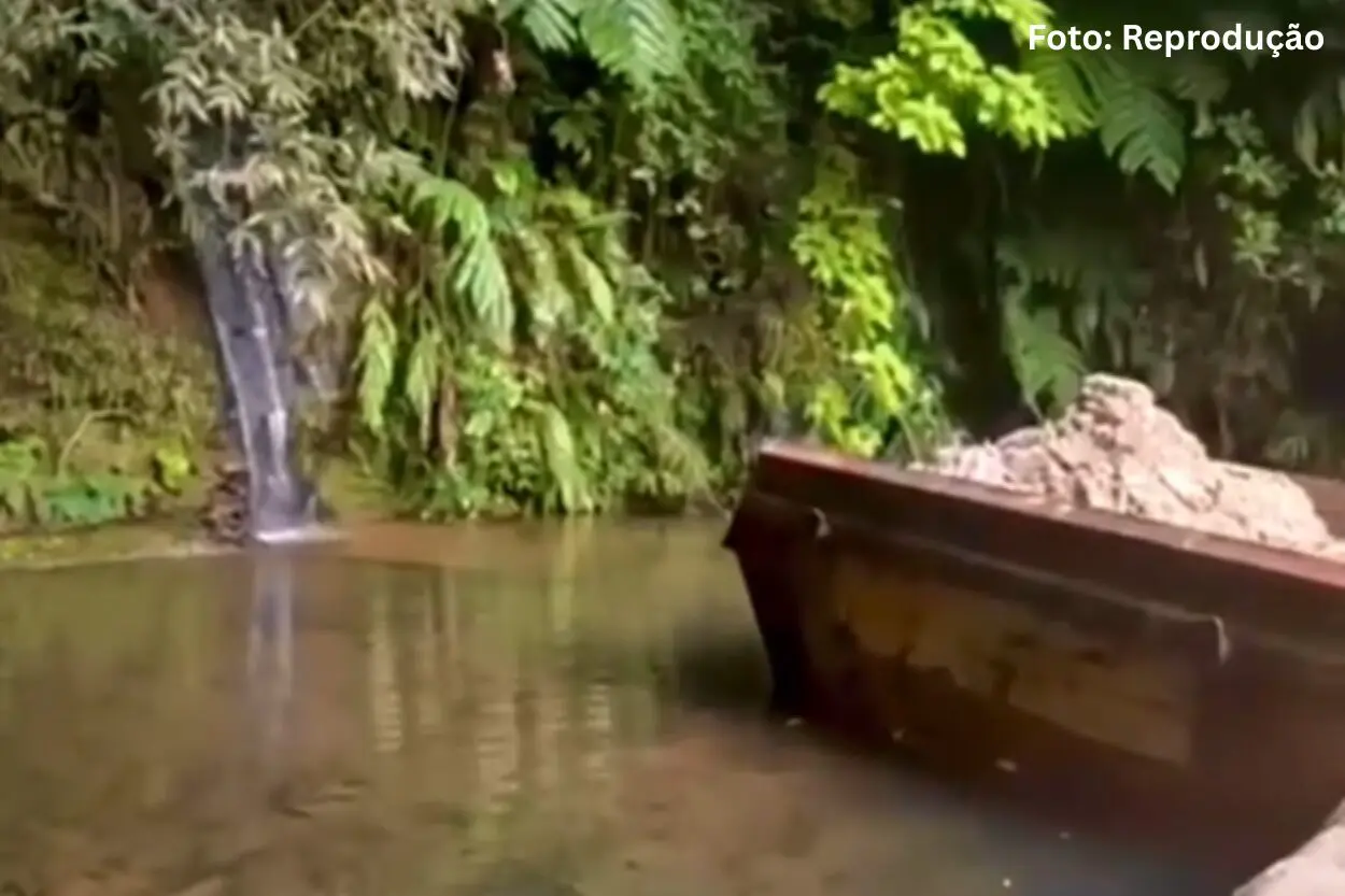 Instituto Habitat denuncia crime ambiental em cachoeira de Mariana