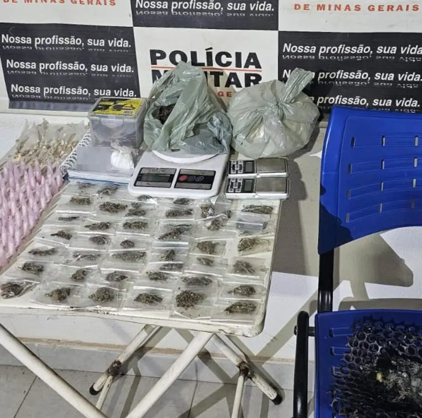 Celular esquecido leva à prisão de quatro pessoas por tráfico de drogas em Mariana