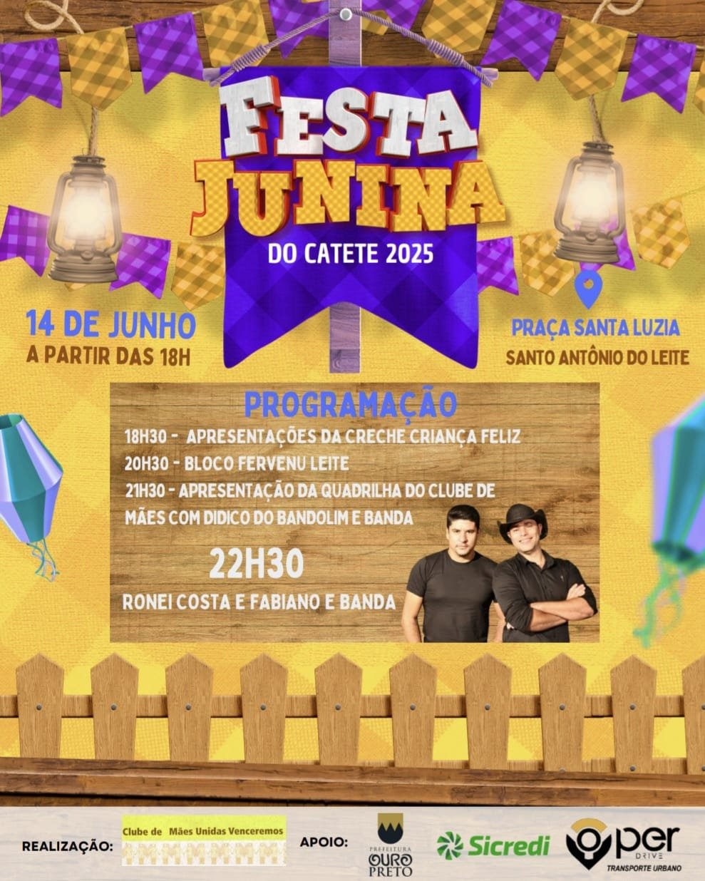 Festa Junina do Catete agita Santo Antônio do Leite