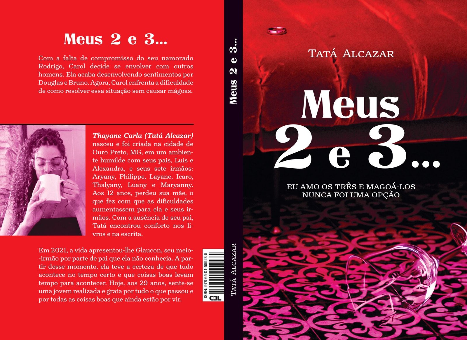 Tatá Alcazar lança romance “Meus 2 e 3...” em Ouro Preto