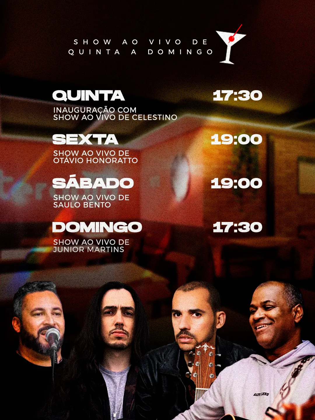 Terapya Bar estreia em Ouro Preto com estilo cassino e música ao vivo