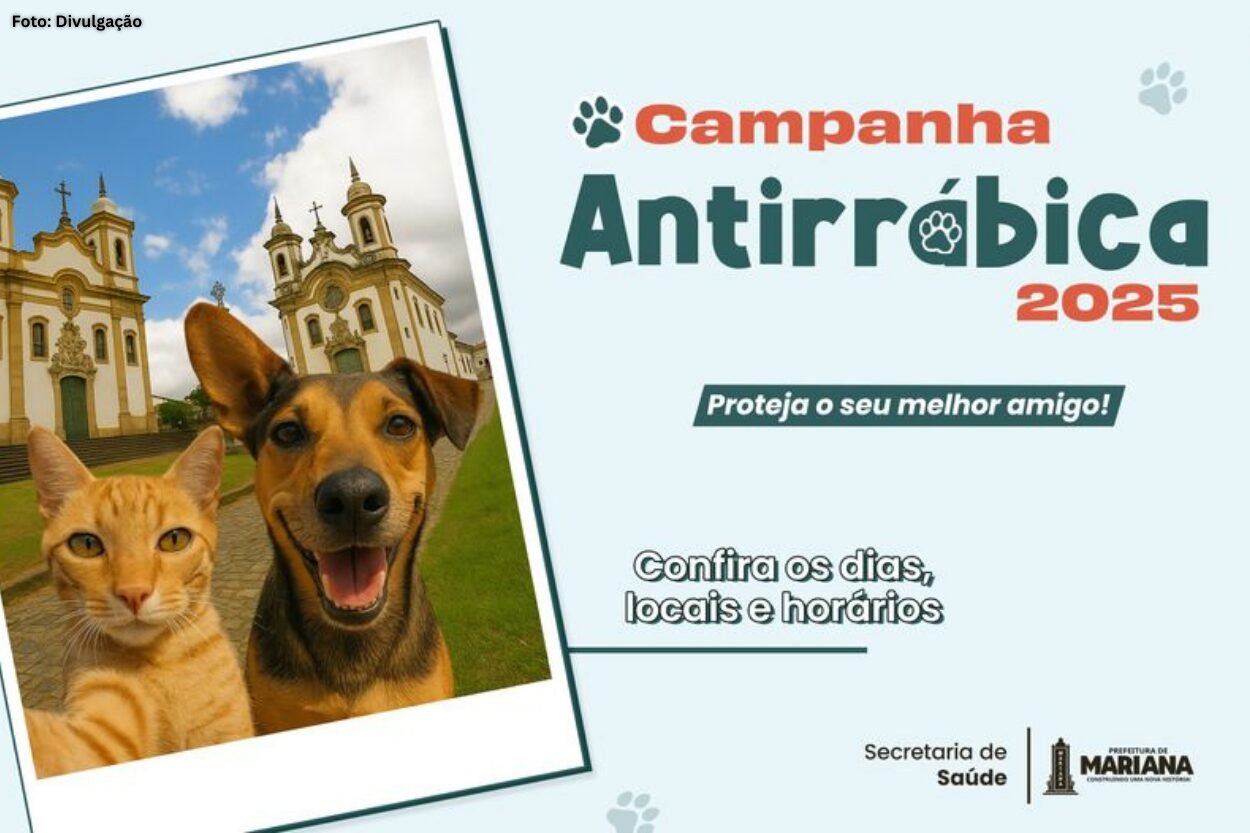 Mariana inicia em setembro campanha de vacinação antirrábica