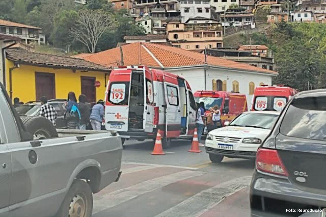 Trânsito lento em Ouro Preto após mal súbito de motorista