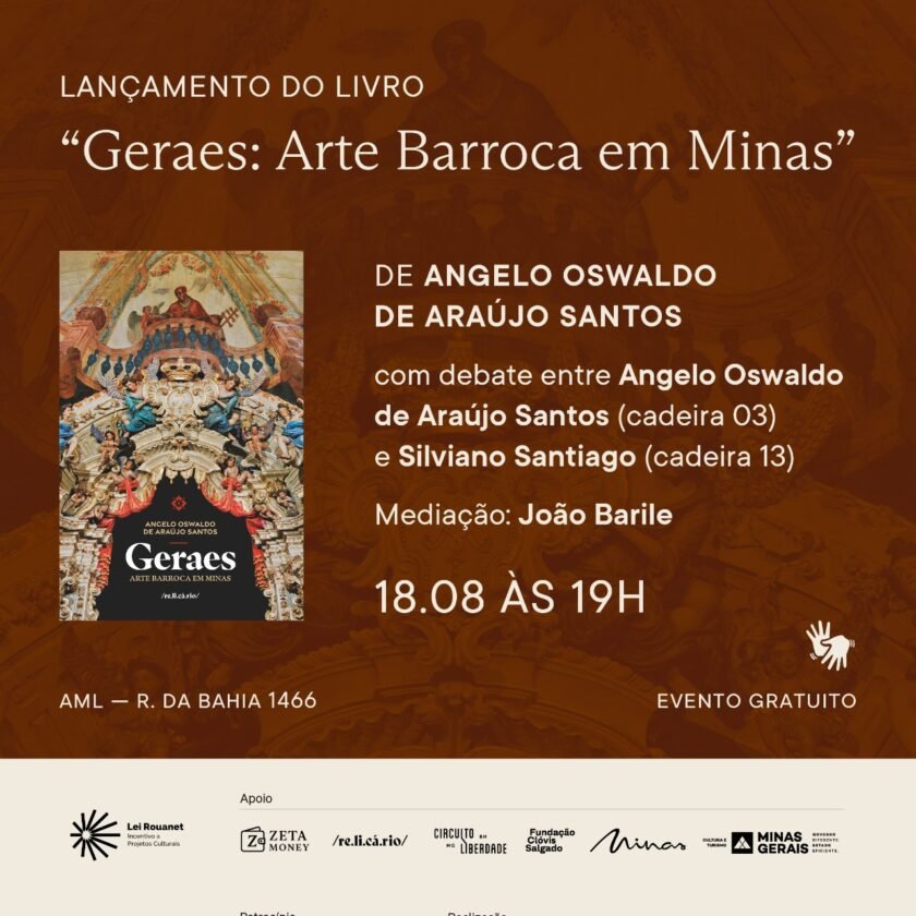 Prefeito de Ouro Preto lança livro sobre barroco mineiro em BH