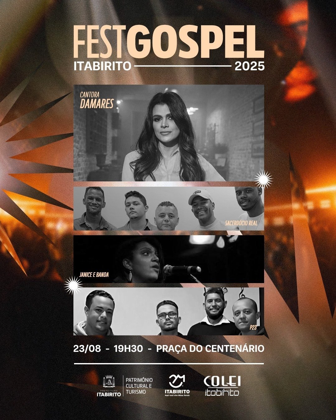 Damares é atração do Fest Gospel Itabirito 2025