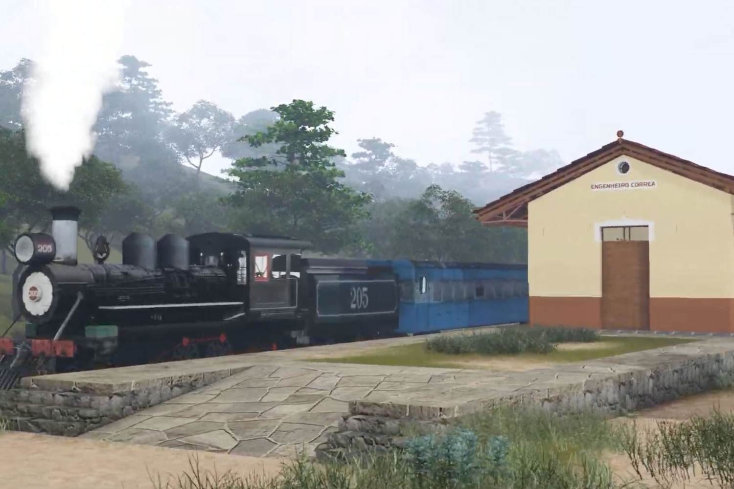 Estação de Engenheiro Corrêa ganha vida em reconstituição 3D do IFMG