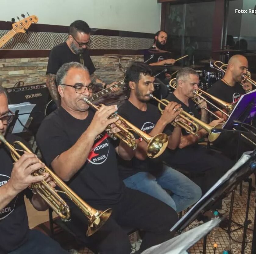 Orquestra Minas Rock apresenta show Rock Wind em Ouro Preto