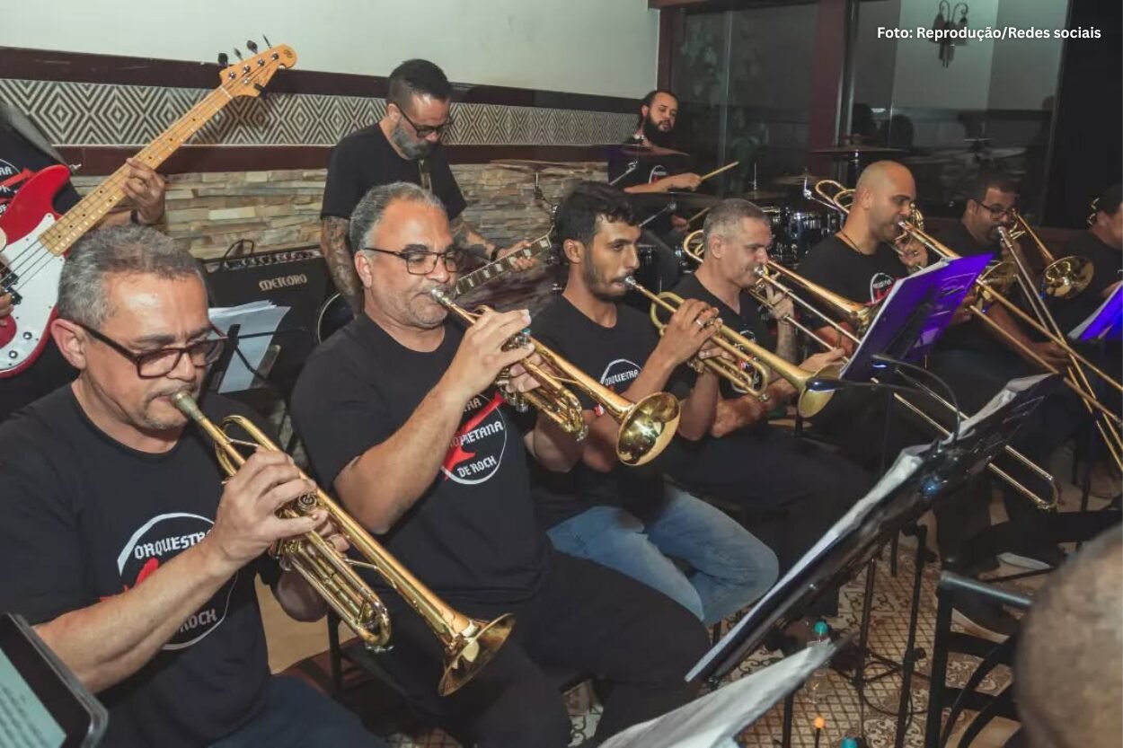 Orquestra Minas Rock apresenta show Rock Wind em Ouro Preto