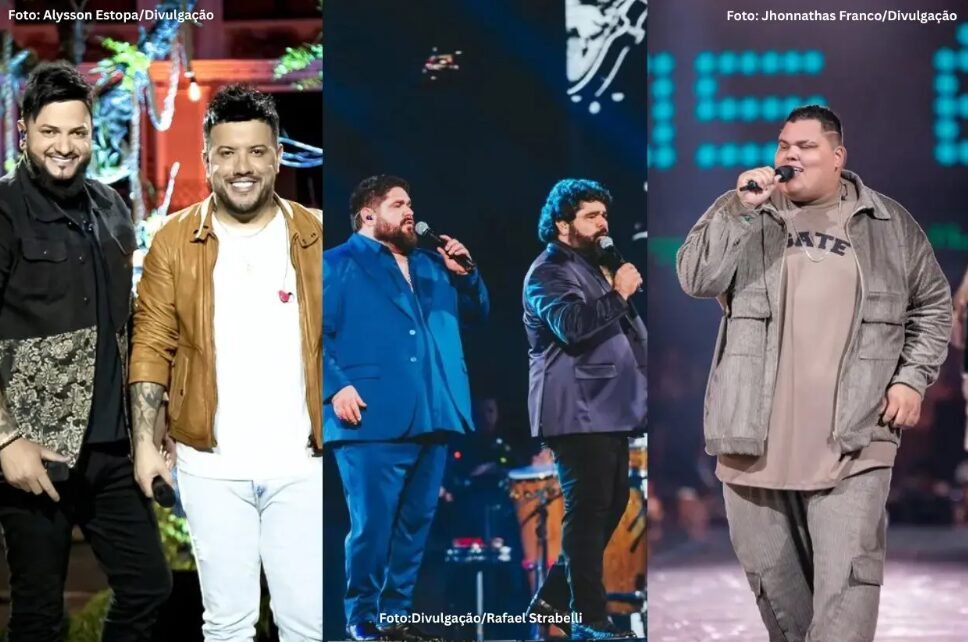 Diego & Victor Hugo, César Menotti & Fabiano e Menos é Mais animam a Expolaf