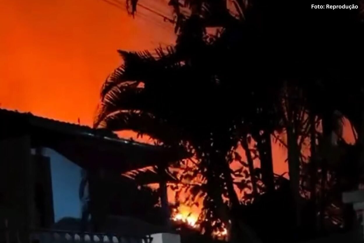 Incêndio atinge Padre Viegas e mobiliza equipes de emergência