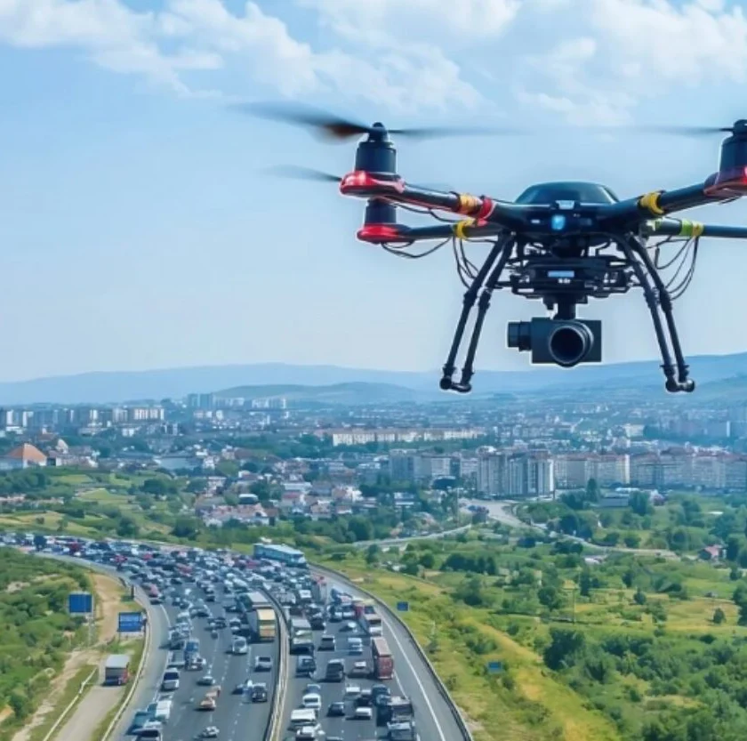 Fiscalização com drones flagra ultrapassagens perigosas na região de Barbacena