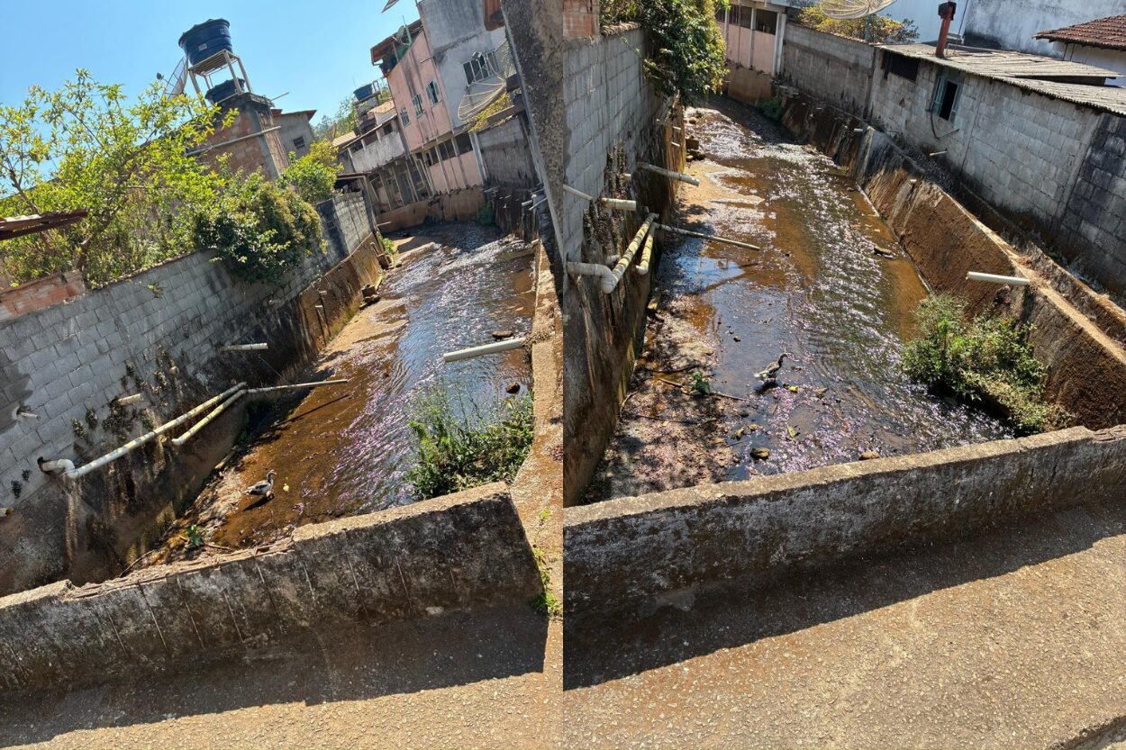 Carlinhos Mendes pede canalização do esgoto em Saramenha