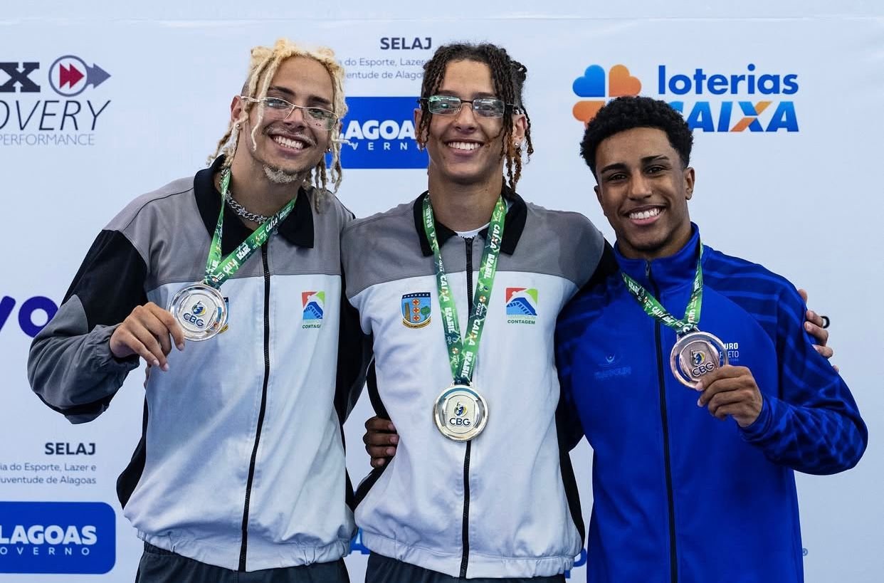 Atletas de Ouro Preto conquistam pódio no Brasileiro de Ginástica de Trampolim