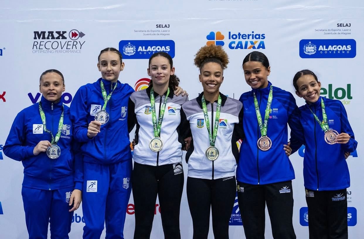 Atletas de Ouro Preto conquistam pódio no Brasileiro de Ginástica de Trampolim