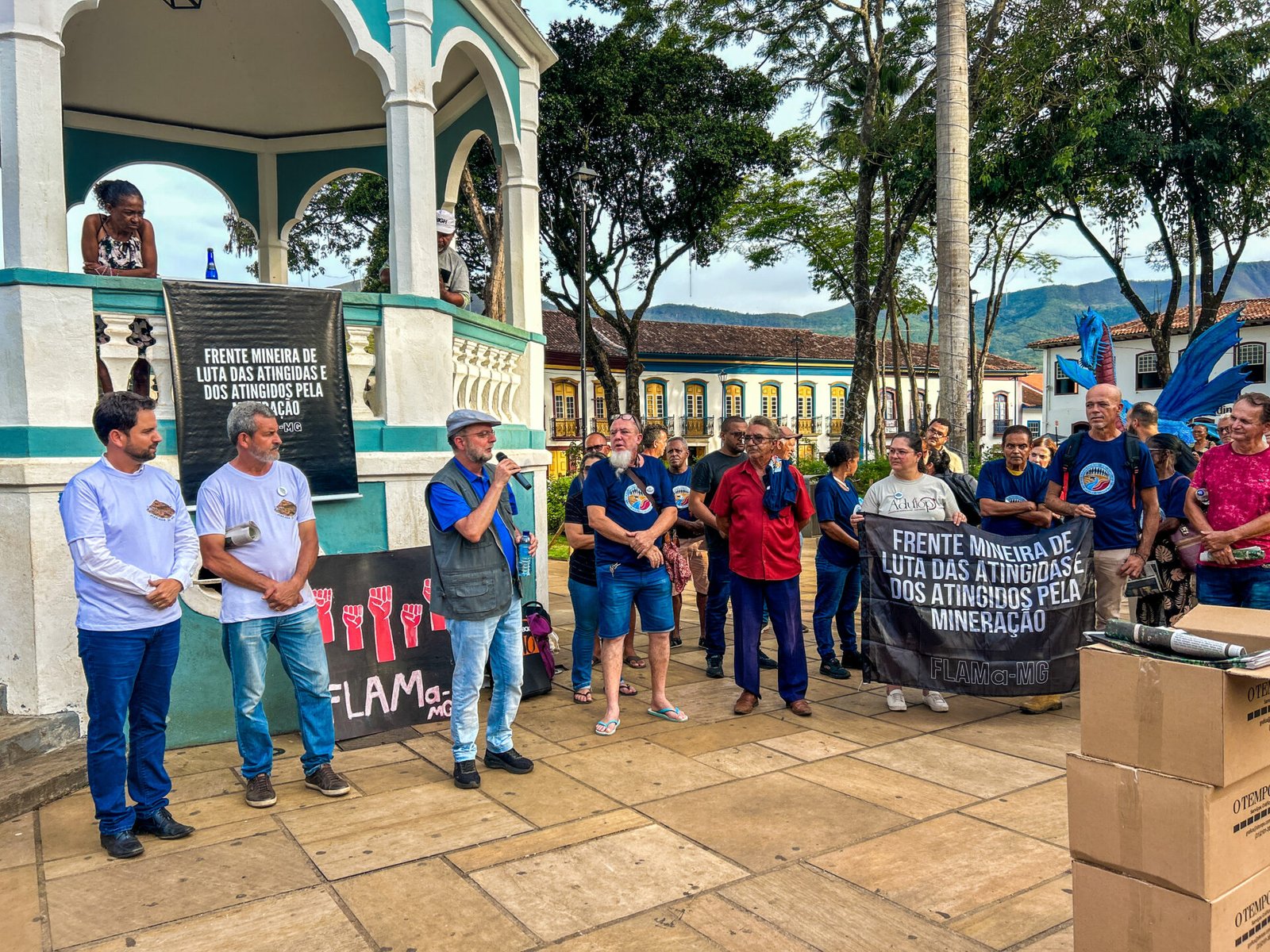 Sirene ecoa em Mariana dez anos após tragédia da Samarco