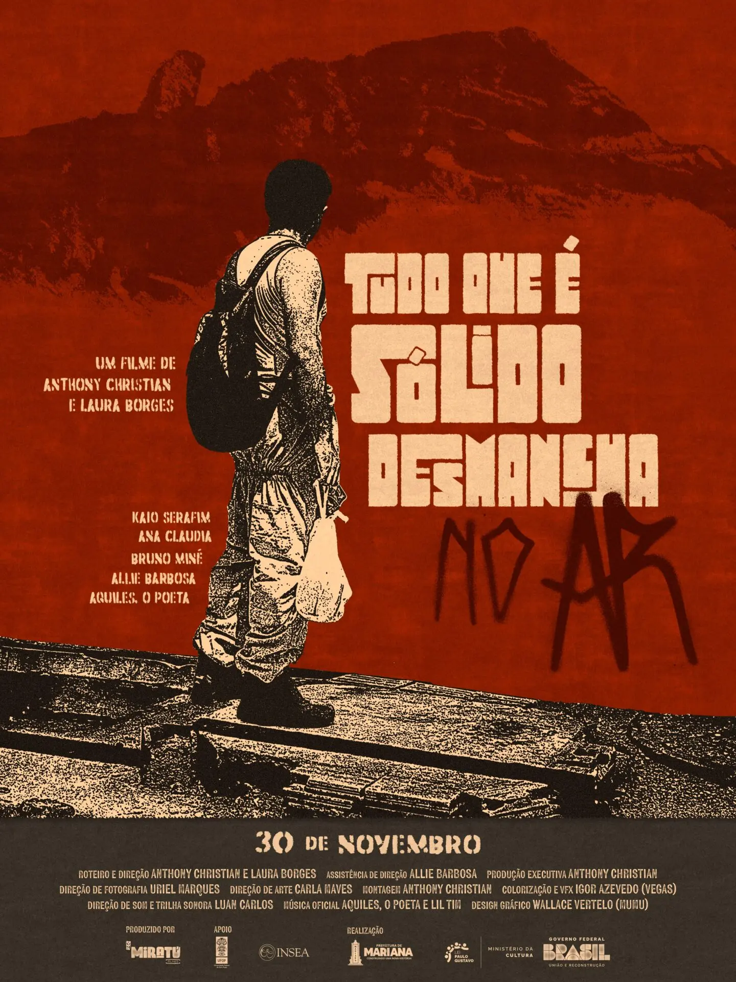 Filme sobre mineração predatória e “privatização do ar” estreia neste domingo em Mariana