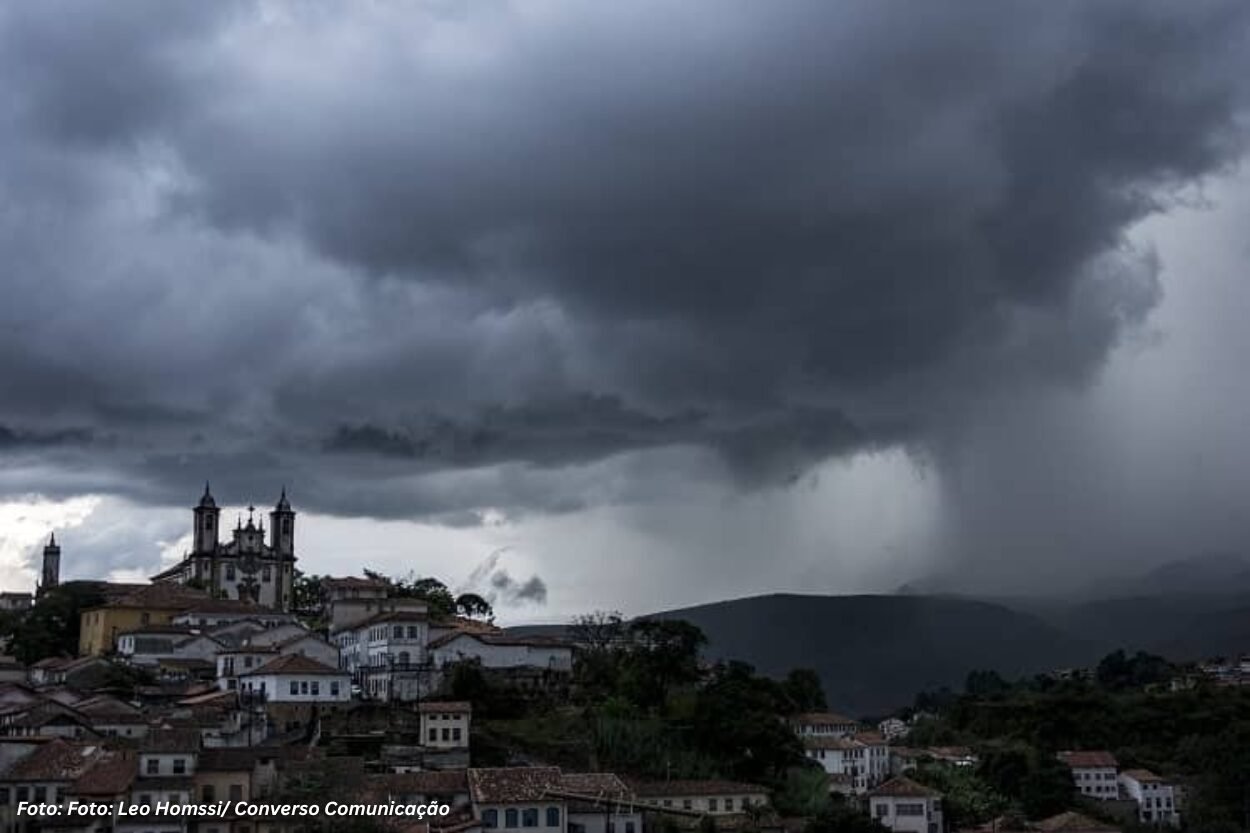 Mariana, Ouro Preto e Itabirito estão em alerta para chuva forte