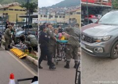 Motociclista fica ferido após colisão com SUV no Lourdes, em Itabirito