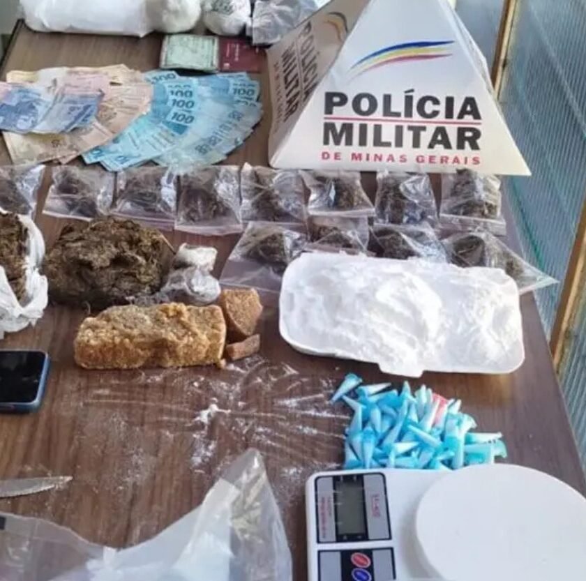 Indivíduo ligado ao tráfico é preso em operação da PM em Itabirito