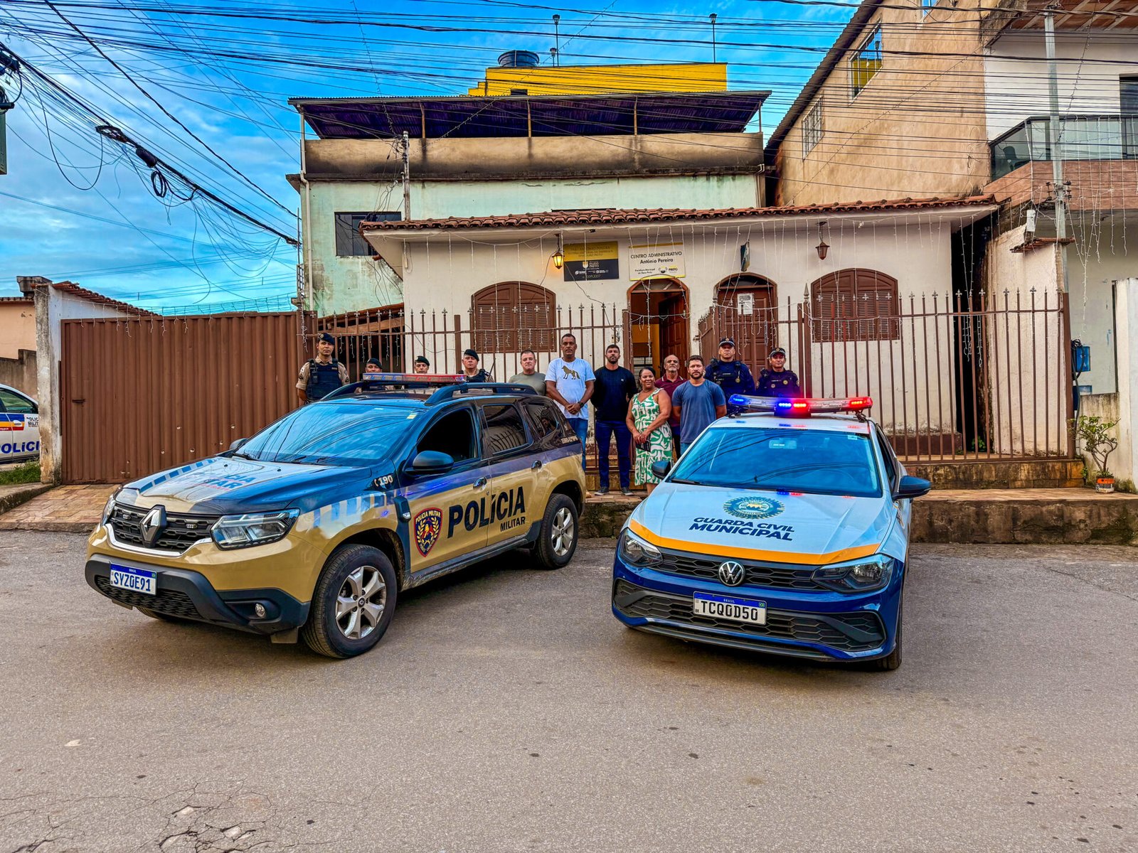 Base integrada da PM e Guarda Municipal será instalada em Antônio Pereira