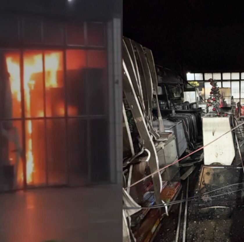 Incêndio na rodoviária de Conselheiro Lafaiete é controlado pelos bombeiros