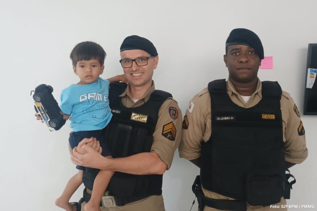 PM salva criança engasgada em Diogo de Vasconcelos