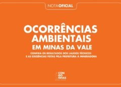 Prefeitura de Congonhas confirma danos ambientais em minas da Vale