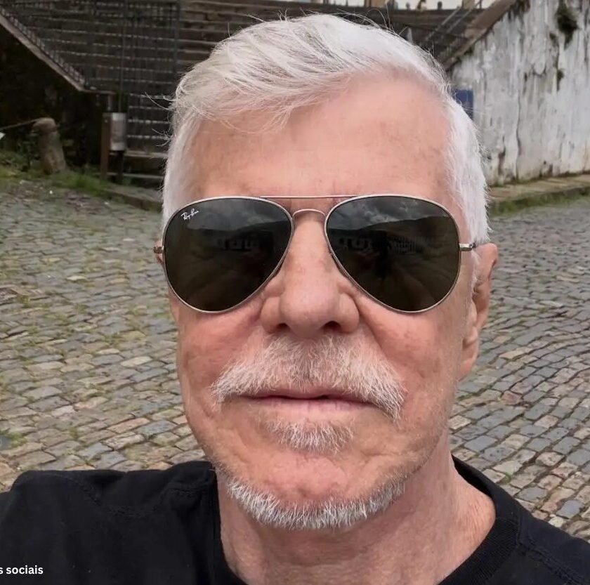 Miguel Falabella registra passagem por Ouro Preto em foto publicada nas redes sociais