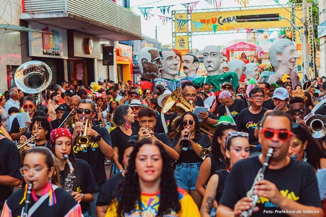 Itabirito divulga programação completa do 'Meu Carnaval 2026'