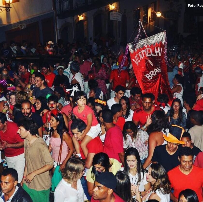'Vermelho i Branco' abre a folia em Ouro Preto