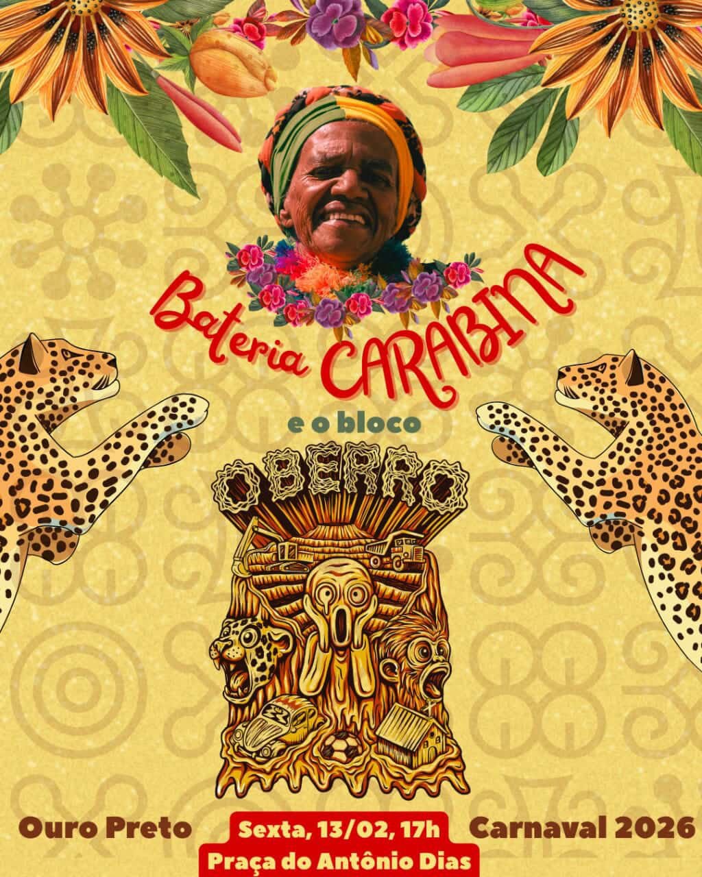 O Berro leva crítica à mineração para as ruas no Carnaval de Ouro Preto