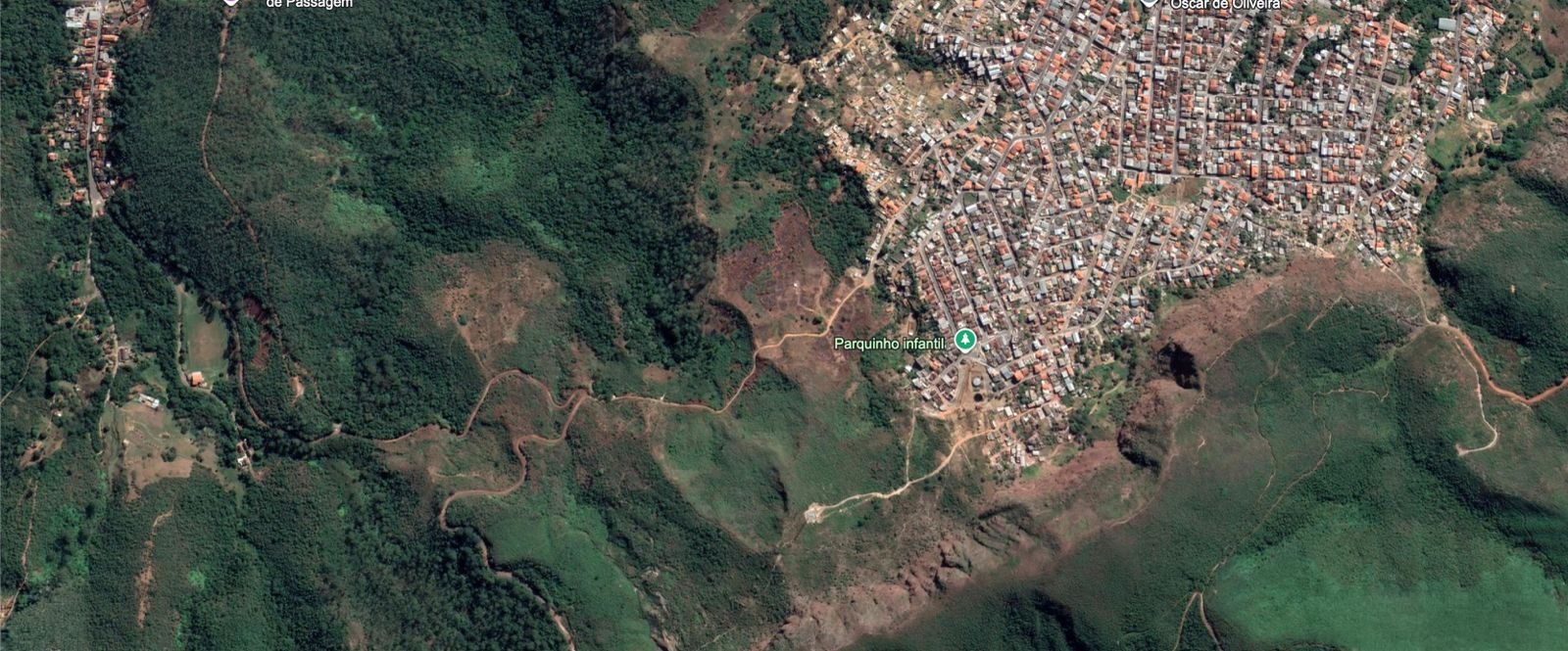 70% das ocupações irregulares da Serrinha estão em área de conservação em Mariana