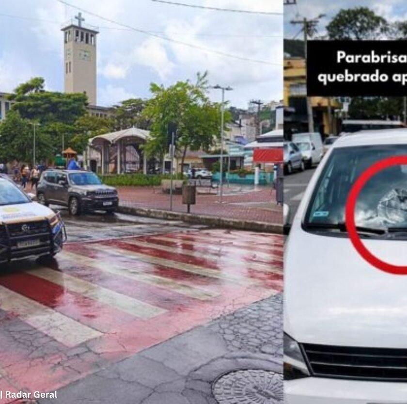 Adolescente é atropelada em faixa no Centro de Itabirito