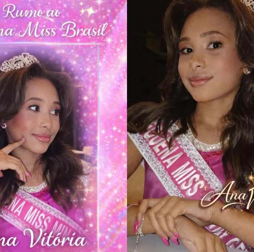 Ana Vitória representa Lafaiete no concurso Pequena Miss Brasil