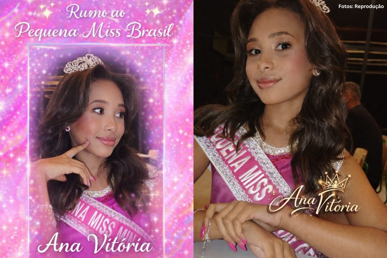 Ana Vitória representa Lafaiete no concurso Pequena Miss Brasil