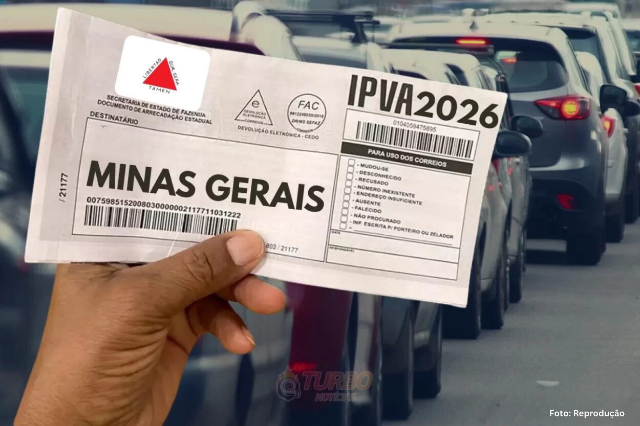 IPVA 2026 em Minas pode ser pago com cartão de crédito e parcelado em até 12 vezes