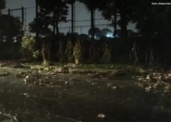 Temporal provoca susto em BH e muro do CT do Cruzeiro desaba após forte chuva