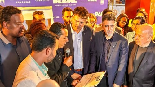 Ministro Camilo Santana recebe Mérito Educacional da Câmara de Ouro Preto