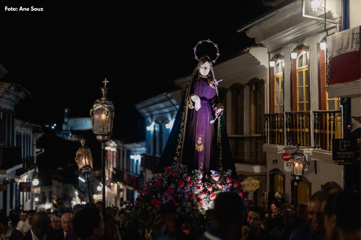 Fé e tradição marcam Procissão do Depósito de Nossa Senhora das Dores em Ouro Preto