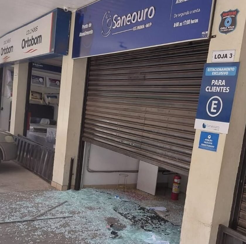 Homem invade unidade da Saneouro em Ouro Preto e destrói estrutura; atendimento é suspenso