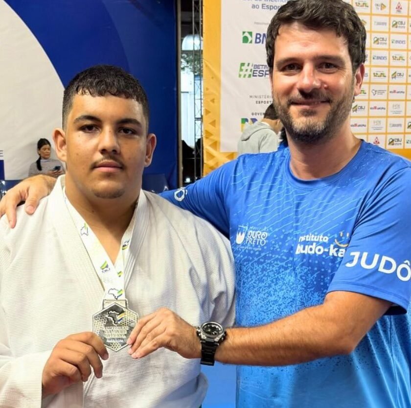 Atleta de Ouro Preto conquista prata no Campeonato Brasileiro de Judô em Betim