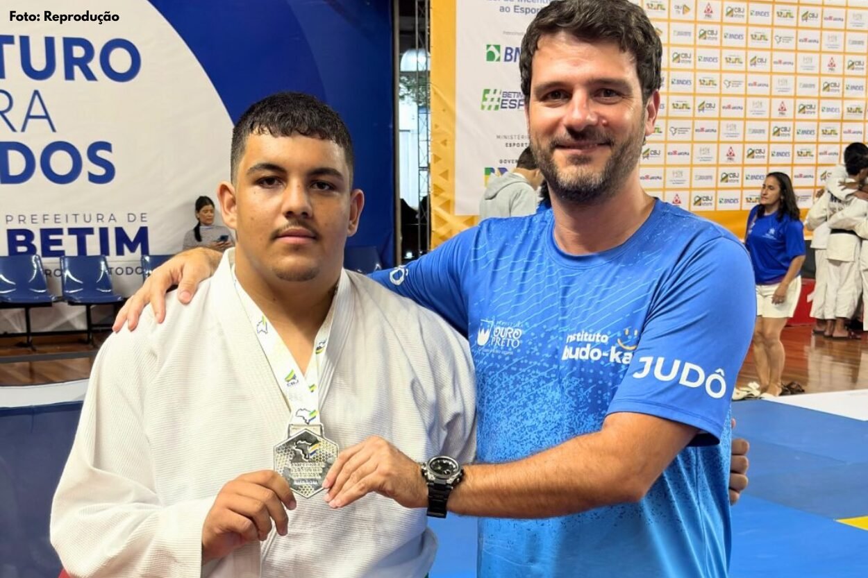 Atleta de Ouro Preto conquista prata no Campeonato Brasileiro de Judô em Betim