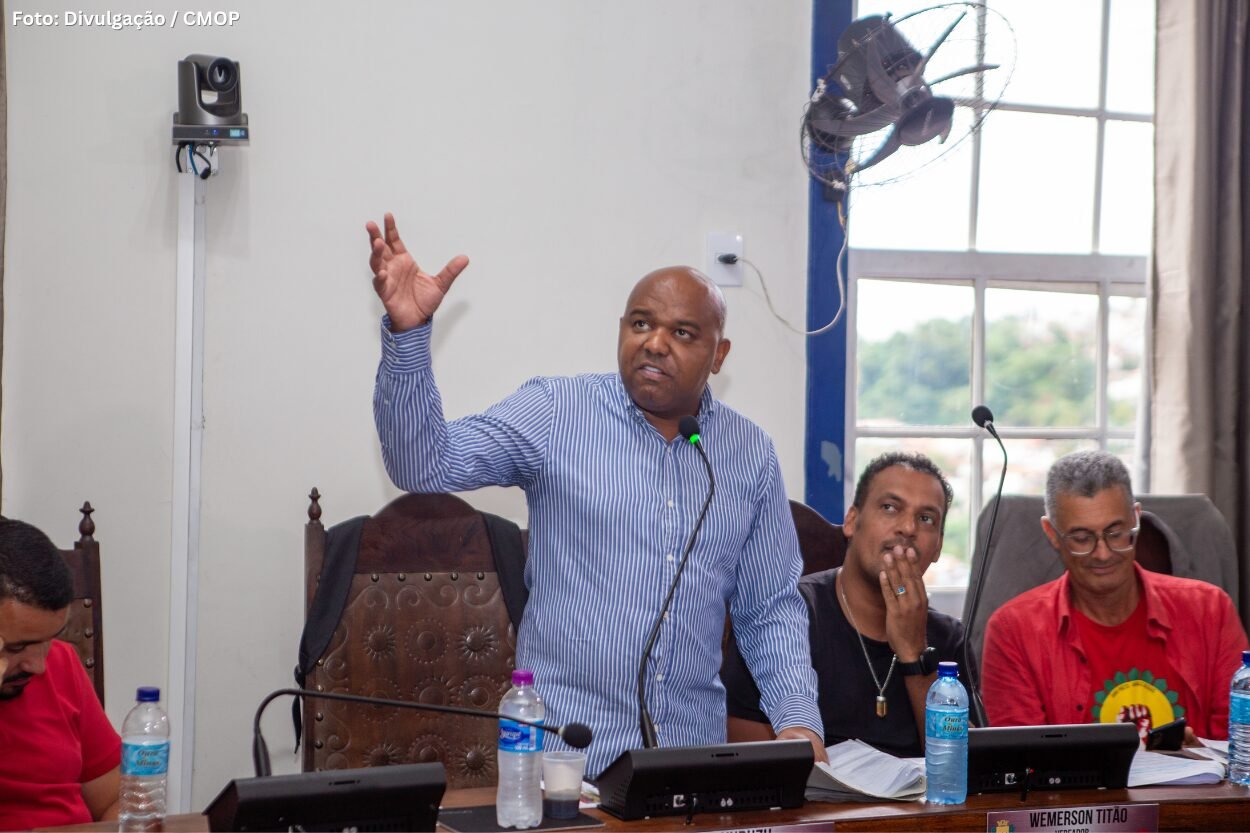 Alex Brito pede melhorias e paisagismo em cemitério de Ouro Preto