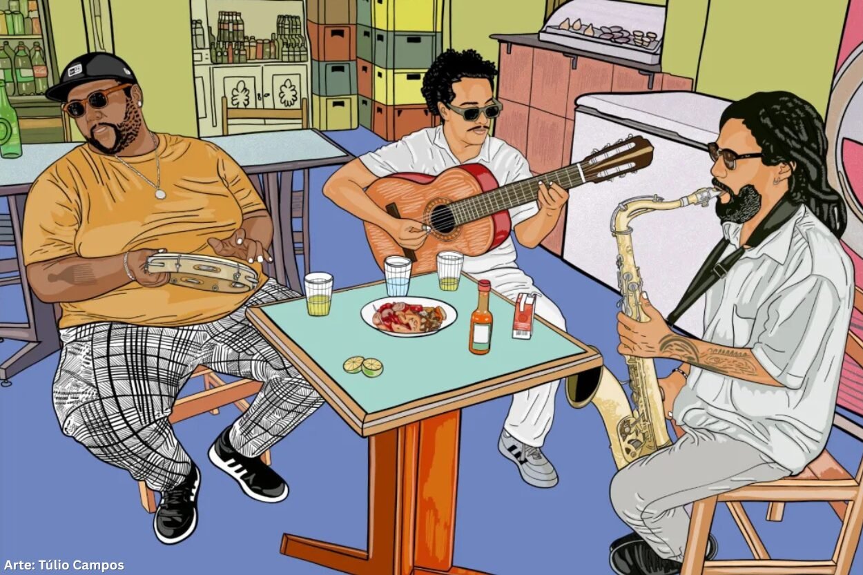 Trio Choro Negro lança álbum autoral em Ouro Preto